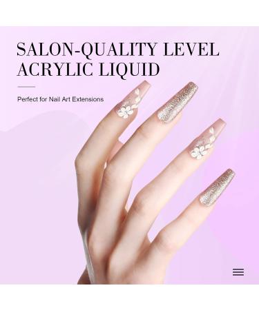 Saviland Acrylic Liquid 16.91OZ - Low Odor Large Capacity for Nail Extension & Carving | Ideal for Home & Salon Use - Buy Online on SooperMarket.com