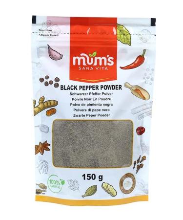 Mum's Premium Black Pepper Powder - Ground Black Pepper 150g (150 gram)