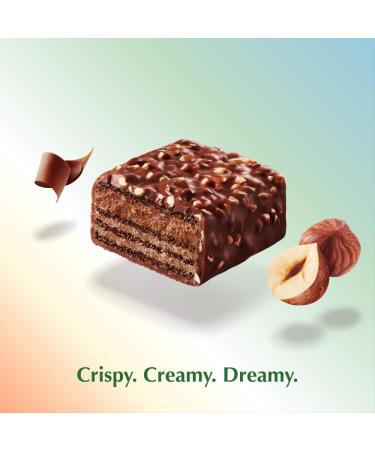 Milk Chocolate Wafer Bar With Roasted Hazelnuts 10 x 30g With Gift Box - Snack-Sized Bar - Buy Online on SooperMarket.com