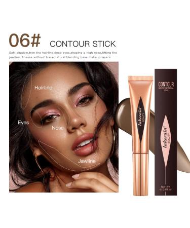Silky Cream Contour Stick | Liquid Face Concealer & Contouring Wand | Easy to Blend Multi Functional Makeup Stick - Buy Online on SooperMarket.com