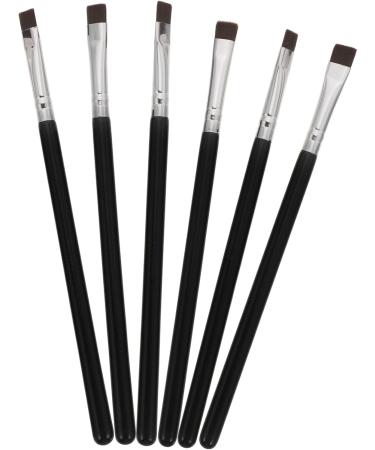 Baluue 30 Pcs Flat Eyebrow Brush Eyeliner Makeup Brush Eyeliner Brush Eye Tool Brush Black Artificial Fiber - Buy Online on SooperMarket.com