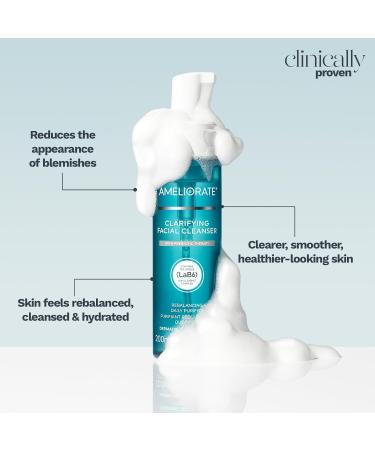 Ameliorate Clarifying Facial Cleanser 200ml | Lab6 Lactic Acid Nicinamide| Dermatologically tested - Buy Online on SooperMarket.com