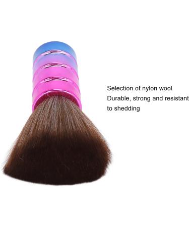 Neck Duster Brush Soft Nylon Bristles Electroplate Ergonomic Barber Hair Cutting Neck Hair Brush Stand Up Base Comfortable Suitable for Barber Shop or Home Use - Buy Online on SooperMarket.com