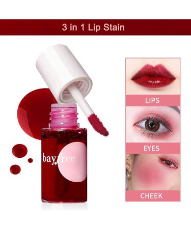 2 Pack Lip Tint Stain Set - Apple & Watermelon | Multi-use Lip & Cheek Tint | High Pigment & Long-Lasting Makeup - Buy Online on SooperMarket.com