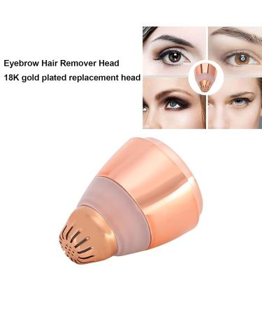 Eyebrow Hair Remover Replacement Heads - Smooth Rose Gold Face Hair Removal Tool for Women - Buy Online on SooperMarket.com