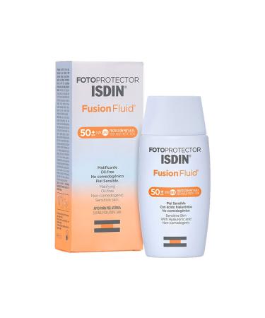 ISDIN Fusion Fluid SPF 50+ 50 ml | Sunscreen for the face | Suitable for all skin types