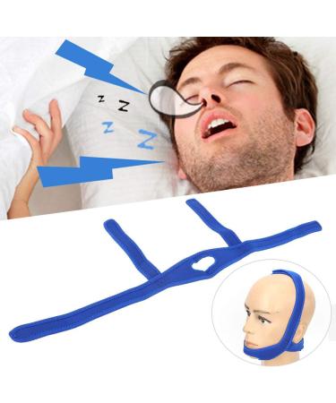 Snoreless Sleeping Solution: Women's Blue Chin Strap for Snore Reduction - Buy Online on SooperMarket.com