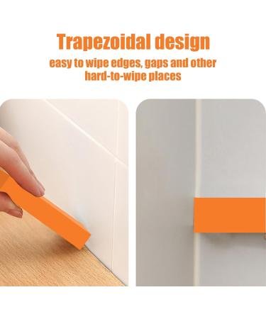 Faucet Stain Eraser - Rubber Dirt and Stains Remover Kitchen Tool Pot Bottom Scratch and Rust Remover Dirt and Stains Cleaner Orange Color for Faucet Kettle Dalynn - Buy Online on SooperMarket.com