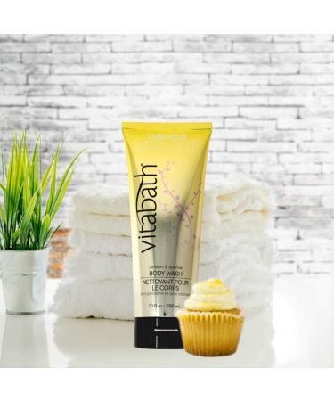 Vitabath Luscious Lemon Creme Body Wash for Unisex - 10 oz | Hydrating & Refreshing Cleanser | International Shipping Available - Buy Online on SooperMarket.com