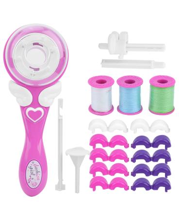 Electric Hair Braider Toy for Little Girls DIY Automatic Hair Braider Styling Tool Electric Braid DIY Hair Styler Twisting Braider Tools Electric Hair Arranger Braiding Machine