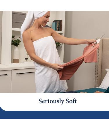 2-Pack Essential Cotton Washcloth Towel Set - Ultra Soft & Absorbent - Luxury Plush Towel for Bathroom & Kitchen - Ivory & Beige - Buy Online on SooperMarket.com