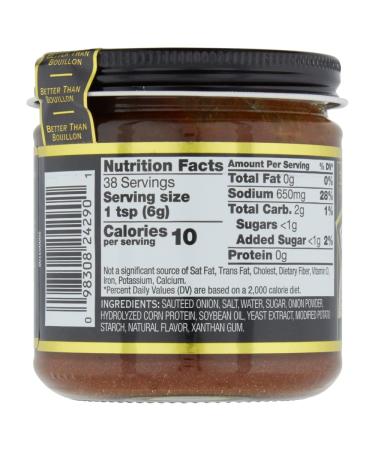 Better Than Bouillon Sauteed Onion Base | Blendable Flavor Booster | 38 Servings | 8oz Jar (Pack of 2) - Buy Online on SooperMarket.com