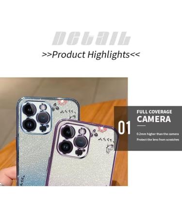 Buy Tivenfezk Nadoli Glitter Diamond Case for Xiaomi Redmi Note 12 4G - Sparkle Flower Butterfly Soft Silicone Cover - International Shipping Available! - Buy Online on SooperMarket.com
