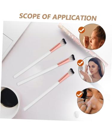 Beavorty 3pcs Fish Tail Brush Makeup Brush Nose Shadow Brush Nose Contour Brush Nose Brush Aluminum Tube - Buy Online on SooperMarket.com