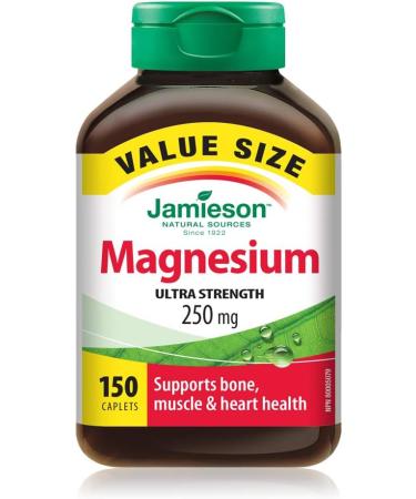 Jamieson No Fishy Aftertaste Extra Strength Omega-3 Mini 200 Count & Magnesium 250 mg Ultra Strength - Value Size Omega-3 Mini + Magnesium 250 mg - Buy Online on SooperMarket.com