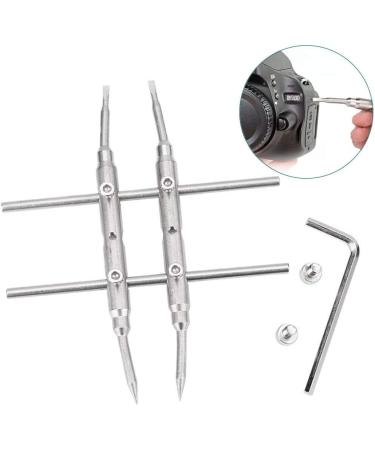 Professional Camera Lens Spanner Wrench Double Head Arc Design | Lens Repair Opening Tool for DSLR Camera - Buy Online on SooperMarket.com