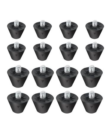16 pieces of metal and plastic football tunnels nylon tunnels slipcase tunnels metal head compensation tunnels non-slip shoe stollen suitable for all types of football stollen replacement