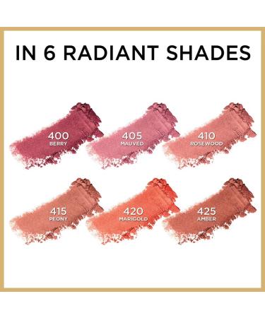 L'Oreal Paris Age Perfect Radiant Satin Blush - Rosewood 410 with Camellia Oil - Buy Online on SooperMarket.com
