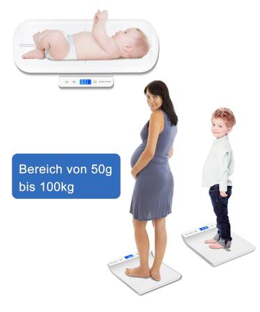 Digital Baby Scale Bluetooth - Multifunction Toddler & Pet Scale in Pounds & Ounces | Accurate Baby Weight Scales with Baby Fit App - Buy Online on SooperMarket.com