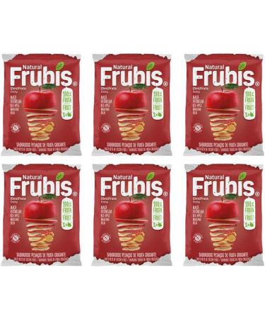 Frubis Tasty Bits Of Crispy Fruit | Red Apple - 6 Pack - Buy Online on SooperMarket.com