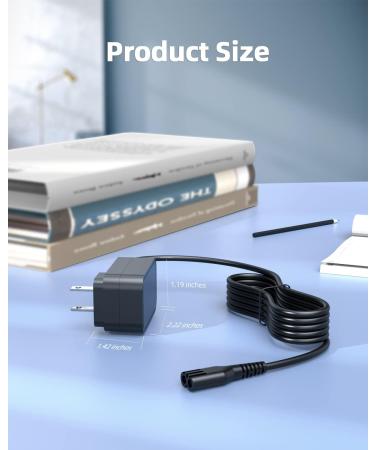 Wahl Cordless Magic Clipper Charger - Compatible with 8148, 8164, 8591, 8509, 1919 Models - AC Power Cord Supply for Clip Shaver - S010AZM0400200 - Buy Online on SooperMarket.com