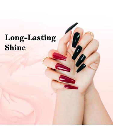 Buy LKE No Wipe Gel Top & Base Coat Set - Long Lasting Glossy Finish for DIY & Salon Nail Art - International Shipping Available - Buy Online on SooperMarket.com