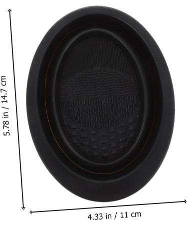 HAPINARY of makeup brush Makeup Brush Cleaning Pad cosmetic brush mat makeup brush cleaning bowl brush washing mat make up kit Brush Cleaning Tool not hurt Makeup Tools Silica gel - Buy Online on SooperMarket.com