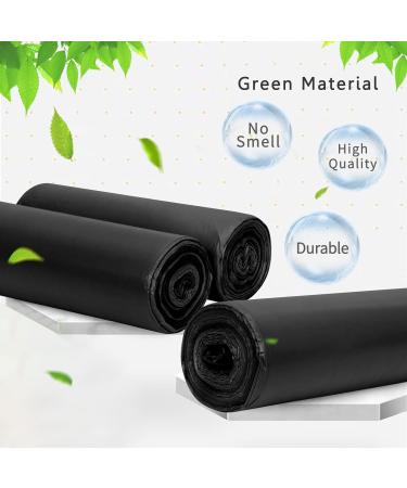 Fyy Garbage Bags - 100 Count | 5 Rolls of Black Waste Bags for Kitchen Bathroom Office | Durable 4 Gallon Size (45x50 cm) - Ideal for 3L 5L 8L 9L 10L Use - Buy Online on SooperMarket.com
