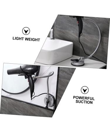 Beavorty Hair Rack Storage Hands Rotating Bracket Bathroom Cup Blow Stand Dryer Hand Suction Holder - Buy Online on SooperMarket.com
