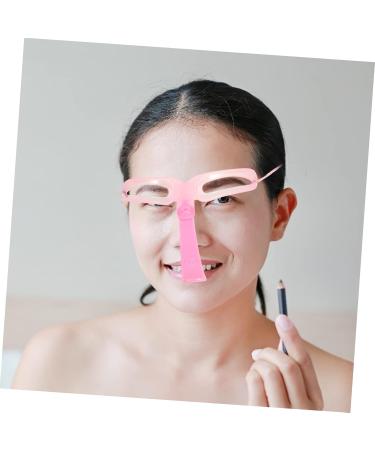 Angoily Eyebrow Tools 6 Sets Eyebrow Aid Specialty Tools Pro Tools Plastic Eyebrow Stencil Four Generations Shaper Modify 12X11X8CMx2pcs Pinkx2pcs - Buy Online on SooperMarket.com