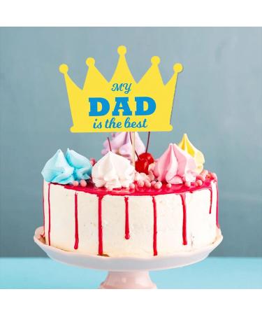 Neamou Dad Cupcake Toppers | Cake Cupcake Decorations - Cupcake Picks Cake Toppers Ake Cupcake Decorations Birthday Party Cake Decorations Toppers Picks - Buy Online on SooperMarket.com