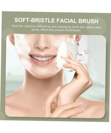 Portable Soft-Bristle Face Brush & Massager - Premium Facial Cleansing Tool & Scalp Shower Brush - Ideal for Body & Facial Care Shop Internationally - Buy Online on SooperMarket.com