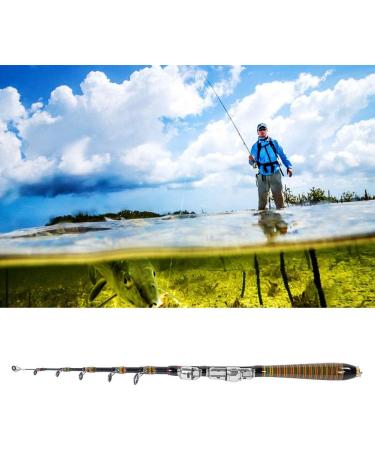 BLLBOO Fishing Rod - Telescopic Carbon Sea Pole | Portable 150cm Spinning Hand Fishing Accessories for Global Shipping - Buy Online on SooperMarket.com