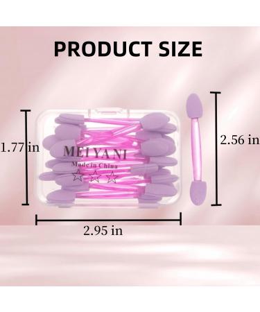 Buy 5 Packs of 100PCS Professional Double Head Eyeshadow Brushes - Multicolor Disposable Makeup Tools (Blue) - Fast International Shipping - Buy Online on SooperMarket.com