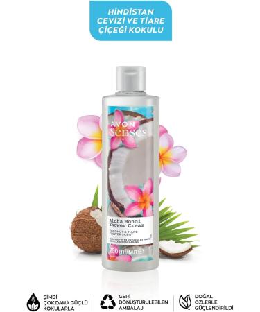 Avon Senses Aloha Monoi Shower Cream Coconut &. Tiara Flower 250ml - Buy Online on SooperMarket.com