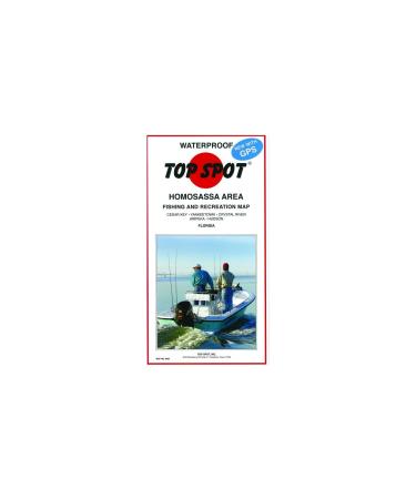 Topspot Fishing Map for Homosassa Area