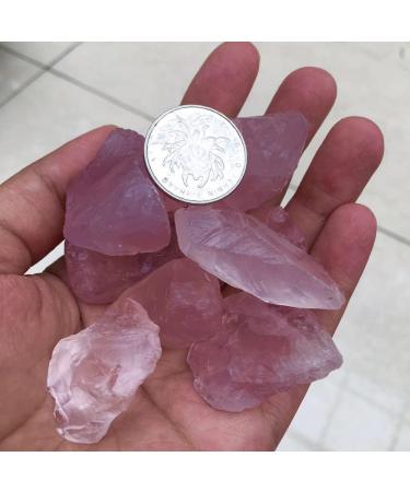 50G Natural Raw Pink Rose Quartz Crystal Rough Stone Specimen Crystal Love Natural Stones and Minerals Fish Tank Stone crystal stone - Buy Online on SooperMarket.com