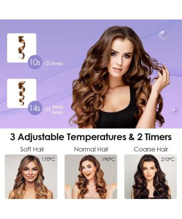 Automatic Curling Iron 32mm - Fast & Easy Curly Curls with 3 Temperatures | H7616-DE - Buy Online on SooperMarket.com