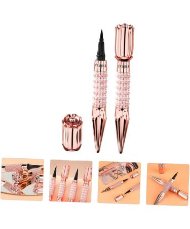 Mikinona 2pcs Liquid Eyeliner Eye Drawing Pencil Beautiful Eyeliner Plastic Cosmetic Tool Kit Woman - Buy Online on SooperMarket.com