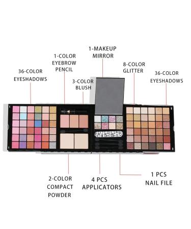 Shop Multifunction Makeup Sets for Women | 72 Color Eyeshadows & Full Makeup Kit with Mirror - Perfect for Every Occasion - Buy Online on SooperMarket.com