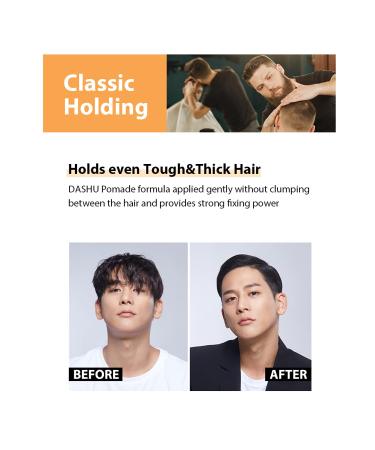 DASHU Classic Incredible Shine Pomade 3.5oz - Strong Hold & High Shine Hair Styling Pomade - Buy Online on SooperMarket.com
