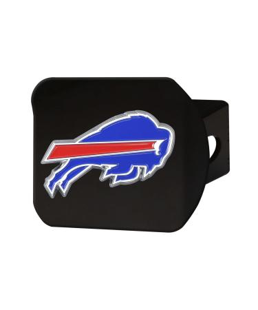 FANMATS 22538 Buffalo Bills Black Metal Hitch Cover - 3D Color Emblem