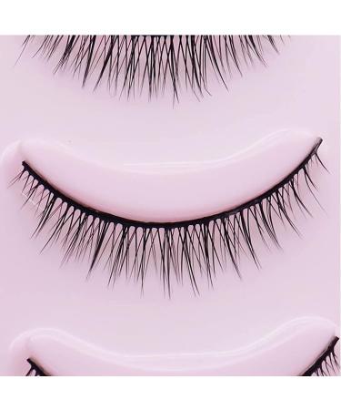 5Pcs Short Fake Mink Eyelashes - Natural Look Perfect Fit 8mm Fiber Extensions for Eye Makeup - Buy Online on SooperMarket.com