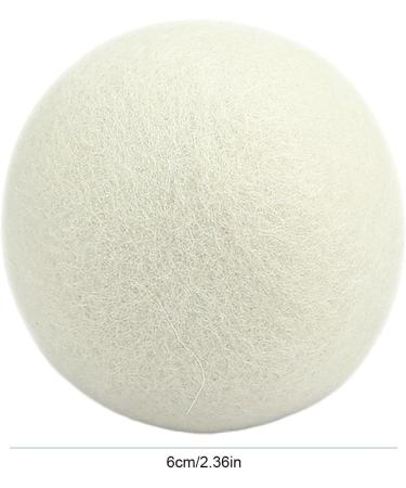 Shakven Laundry Wool Dryer Balls Round Fabric Softener Balls | Laundry Room Supplies Household Gadgets Natural Fabric Softener Balls Dry Cleaning Kit for Dryer - Buy Online on SooperMarket.com