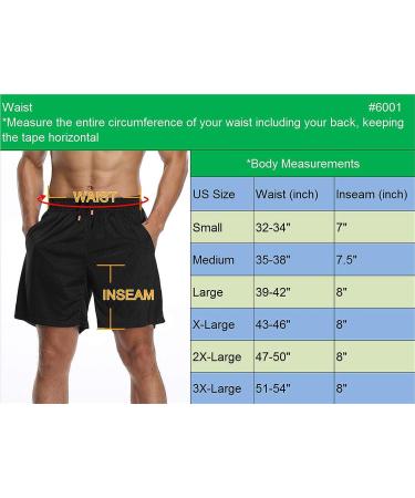 NELEUS Men's 7 Running Shorts 2-Pack with Pockets - Black/Navy Blue - Large - Buy Online on SooperMarket.com
