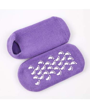 Shop Moisturizing Gel Socks for Women - Cracked Heels Treatment | Miss Foot Spa Violet - Buy Online on SooperMarket.com