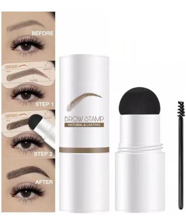 Stamp Eyebrow Powder 10 Reusable Stencils Waterproof Eyebrows (03) - Buy Online on SooperMarket.com