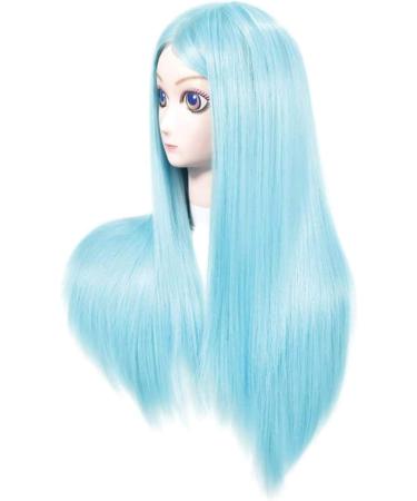 Adjustable Female Tailor Puppet Head | High-Temperature Silk Hair Styling Model for Barber Shops & Training - Buy Online on SooperMarket.com