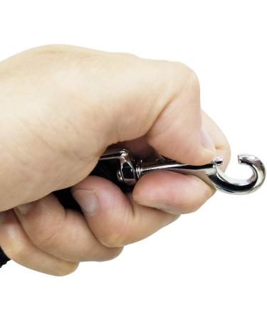 Nylon Training Dog Leash for Small Medium Large Dogs - 20ft Long Obedience Recall Lead for Camping - Black - Buy Online on SooperMarket.com