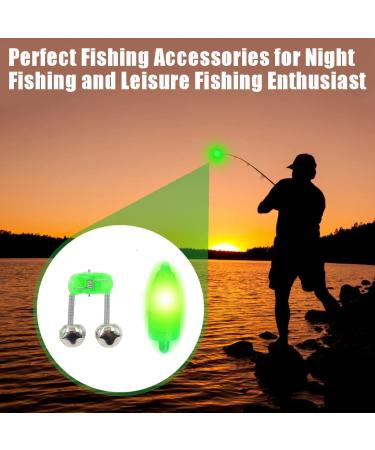 JZTang Fishing Bells with Lights - Set of 20 LED Night Fishing Lights & 10 Rod Bait Alarm Bells - Buy Online on SooperMarket.com